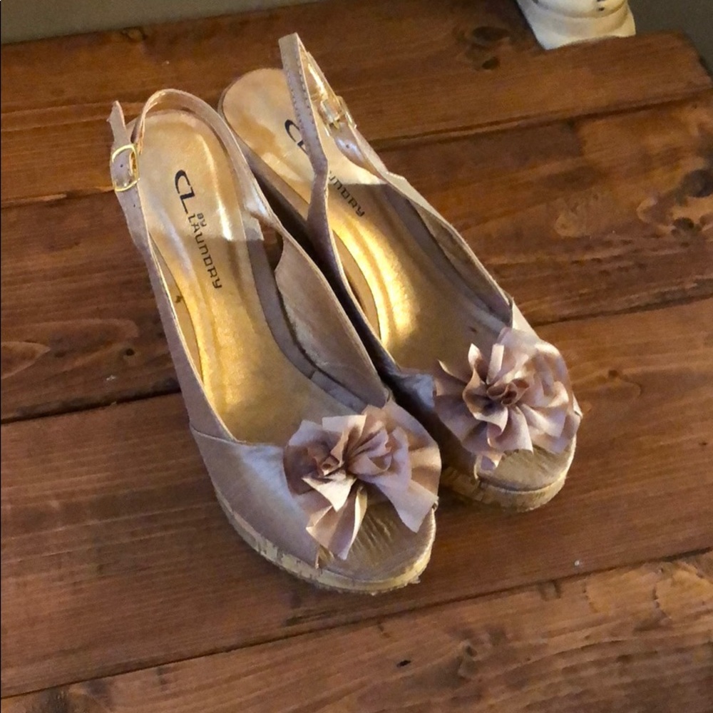 Rose Gold wedges